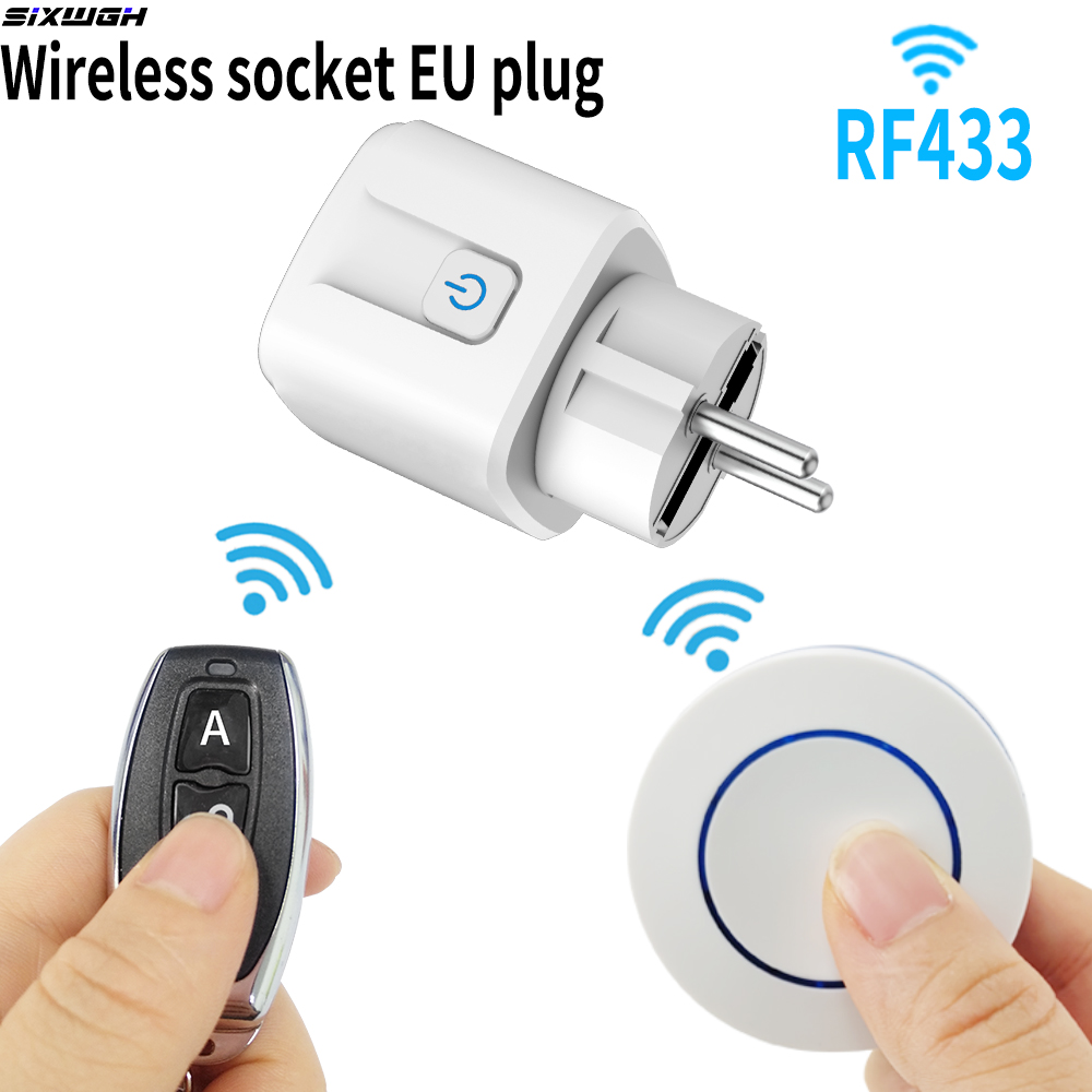 Беспроводная розетка RF433 для – обзор и цена Universal Remote Smart Home
