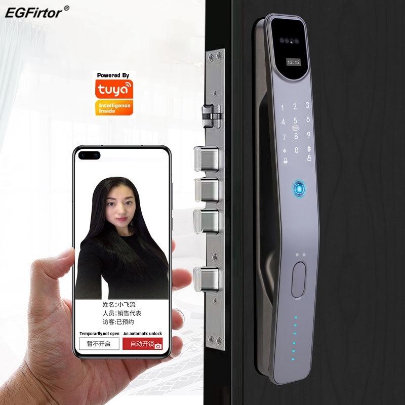 Смарт-замок дверной Tuya с под – обзор и цена Smart Home Door Lock