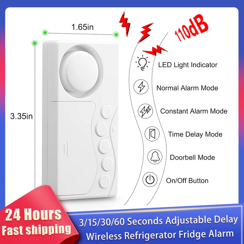 Дверная сигнализация с задержк – обзор и цена Wireless Door Sensor